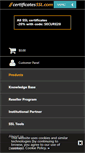 Mobile Screenshot of certificatesssl.com